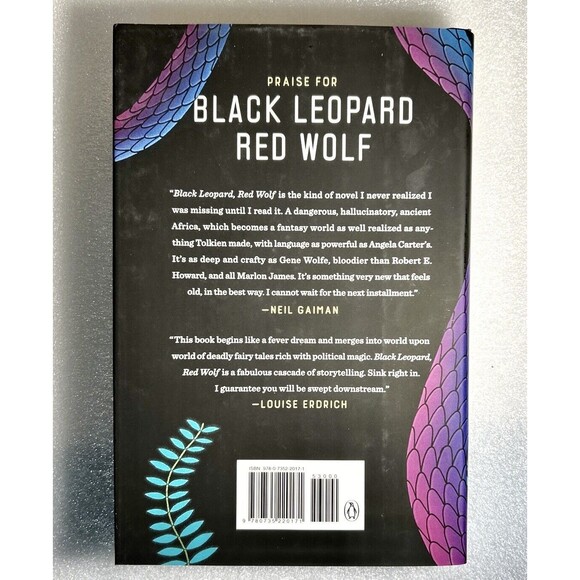 Black Leopard Red Wolf by Marlon James - Signed First Edition 1st/1st - Picture 3 of 4